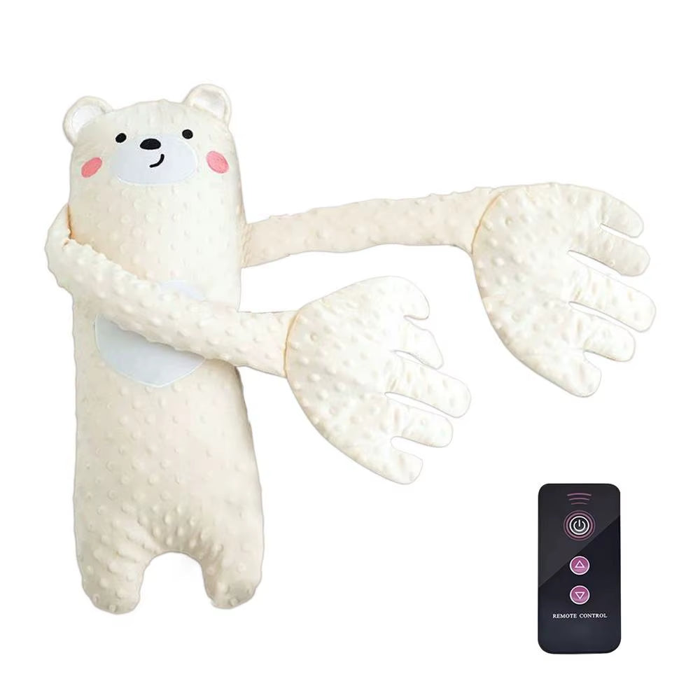 Remote Control Electric Baby Sleep Toy Cartoon Bear Shaped Plush Soothing Dolls Cartoon Baby Sleep Aid Comfort Soother Pillow
