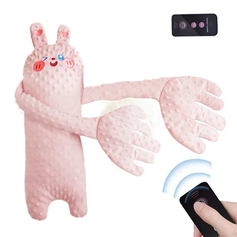 Remote Control Electric Baby Sleep Toy Cartoon Bear Shaped Plush Soothing Dolls Cartoon Baby Sleep Aid Comfort Soother Pillow